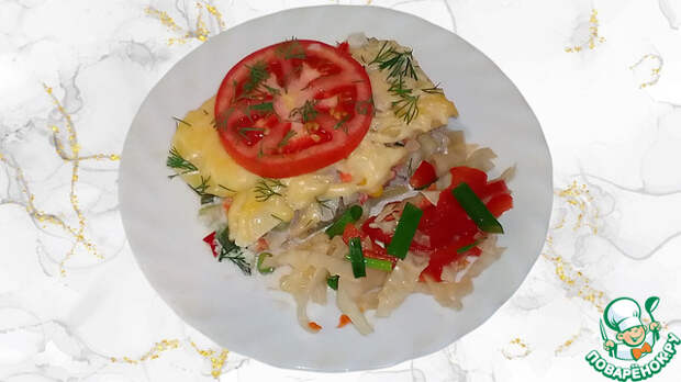 Картофельная запеканка с фаршем и овощами