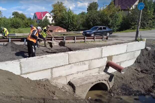 В Тамбове на улице Сенько завершили восстановление моста