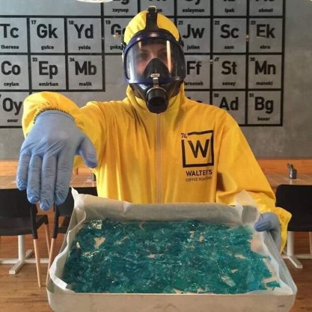 Стамбульская кофейня в стиле "Breaking Bad" (13 фото)
