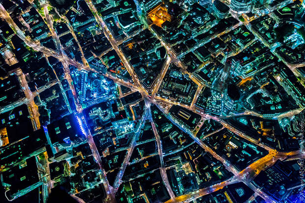 London v nochnyh aerofotografiyah Vinsenta Laforeta 6