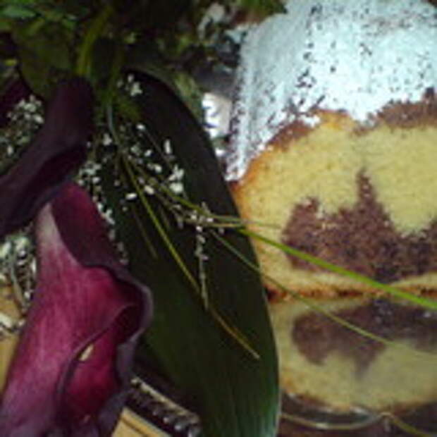 Кекс с яичным ликёром и шоколадом