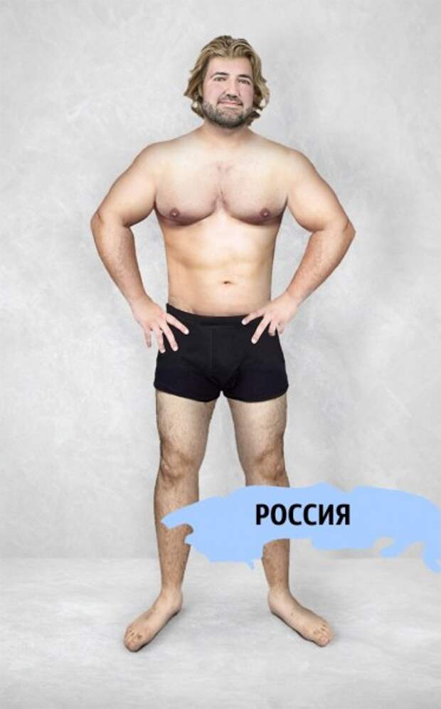 Стандарты красоты в разных странах на примере одного и того же мужчины (16 фото) Стандарты красоты в разных странах на примере одного и того же мужчины (16 фото)