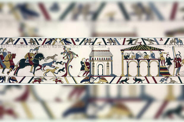 ФРГ вернула Франции изъятые нацистами фрагменты гобелена из Байё