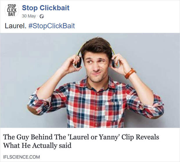 Stop Clickbait