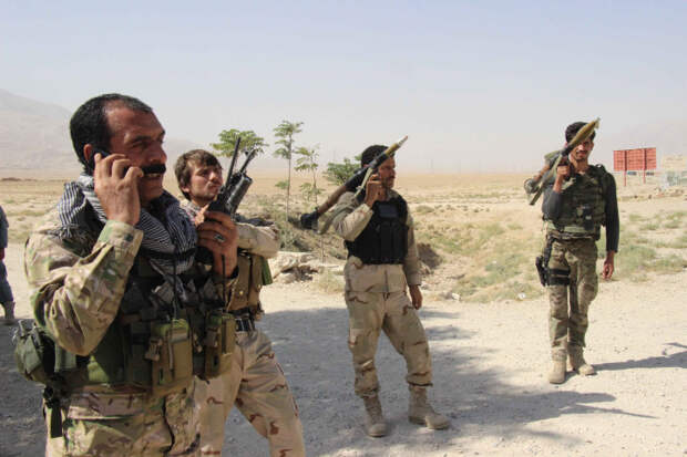 Afghan Special Forces fight off Taliban at Balghan check point