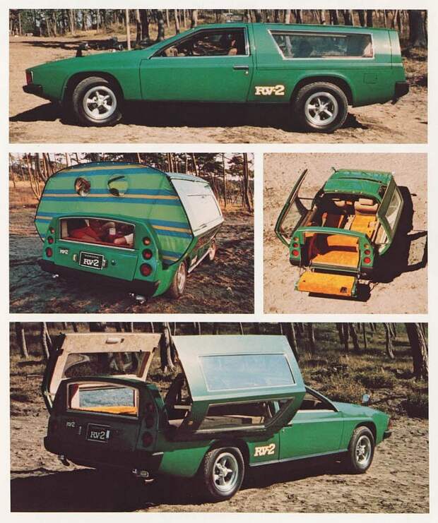 Toyota RV-2 - концепт дома на колесах 1972 года RV-2, toyota, дом на колесах, концепт