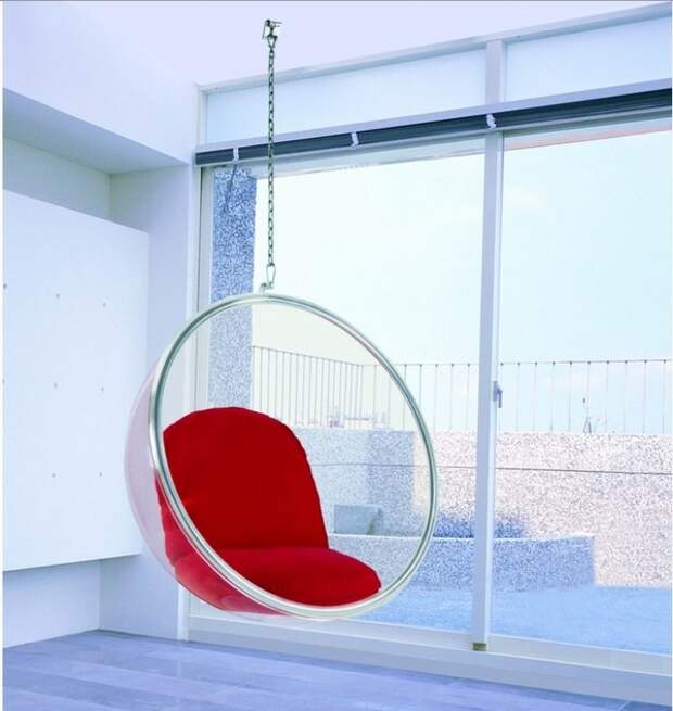 Прозрачное подвесное кресло bubble