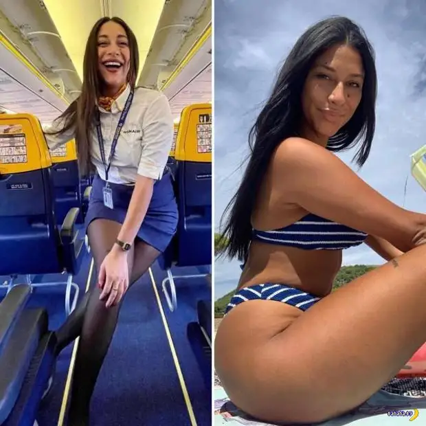 Раздеваем стюардесс! ✈️ - 16