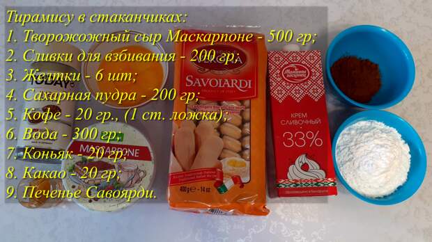 Любимый десерт из Италии. Рецепт изысканных Тирамису!