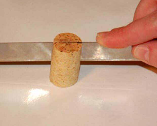 photo of slicing cork