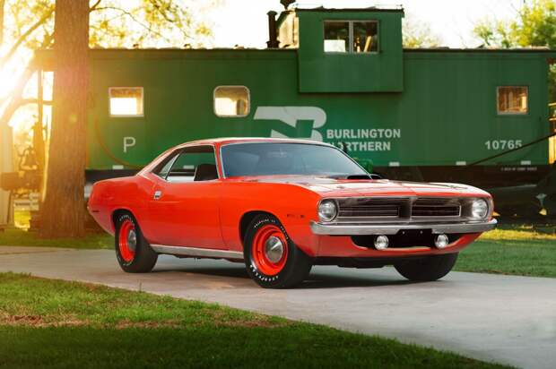 Plymouth HEMI Cuda 1970 на одометре которого всего 81 миля Barracuda, Cuda, hemi, plymouth, авто, аукцион