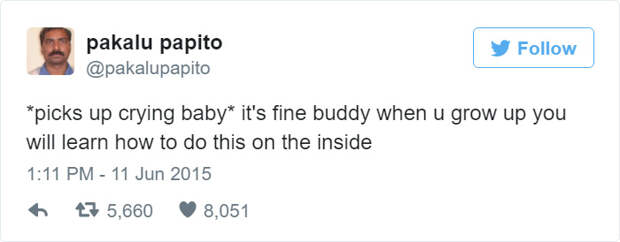 Funny Tweet About Babies