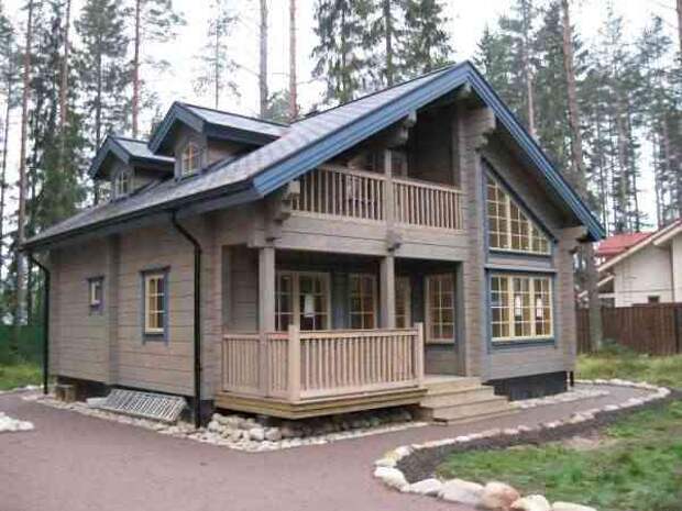финские деревянные дома из бруса