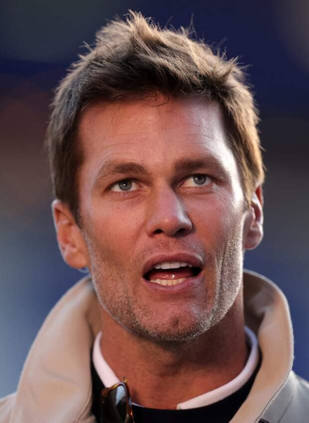 Tom Brady, Minority Owner of Birmingham City, looks on prior to the Sky Bet League One match between Birmingham City FC and Wrexham AFC at St Andrewâs at Knighthead Park on September 16, 2024 in Birmingham, England.