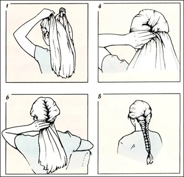 Как завязывать волосы волосами инструкция