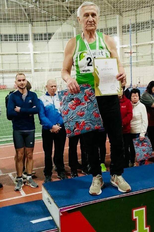 Баулының спорт ветераны җиңел атлетика буенча кышкы чемпионатта алтын медаль яулады