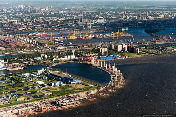 Санкт-Петербург с вертолета 