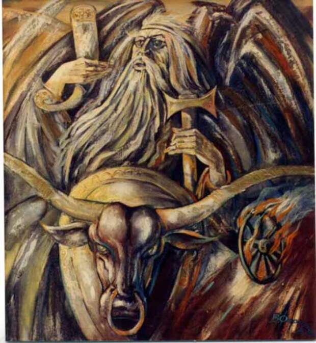 Корова и бык в славянской мифологии