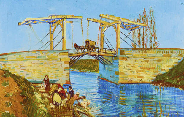 Винсент Ван Гог. Мост Ланглуа близ Арля. 1888 год