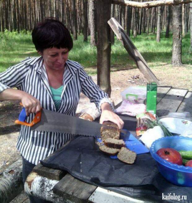 Русские приколы про еду (60 фото)