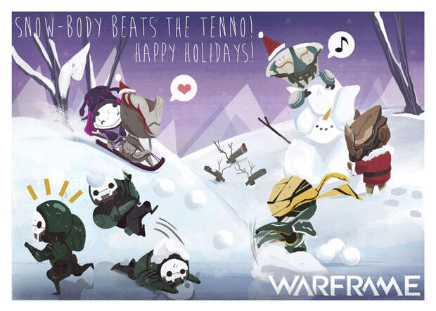 Рождественские открытки от игровых студий
