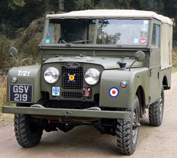 Land Rover Series I, Великобритания. внедорожник, военная техника, джип