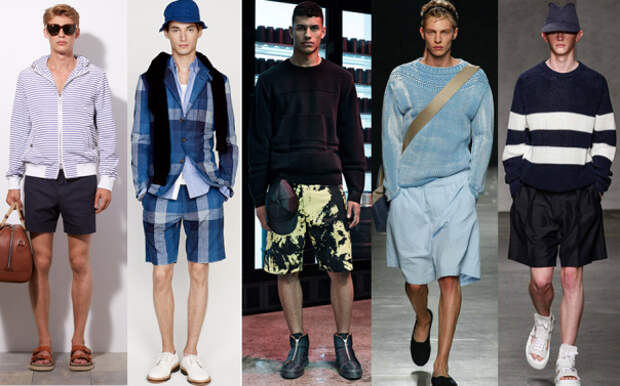 Latest trend in shorts for men spring 2015