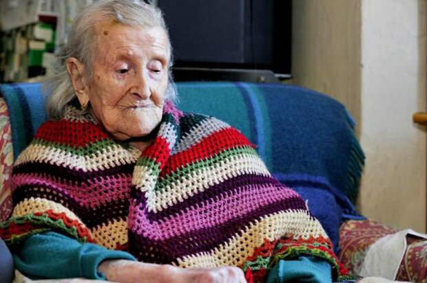 Самый старый человек в Европе 115-летняя Эмма Морано из Италии