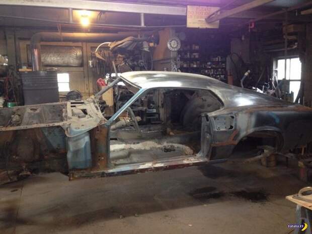 1969 Ford Mustang: от кучи ржавого мусора до тачки