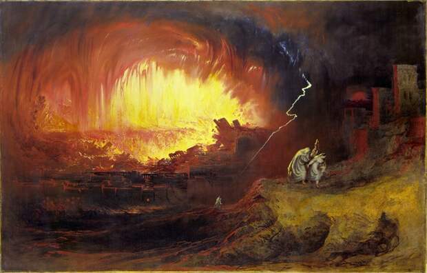 Уничтожение Содома и Гоморры, 1852 год