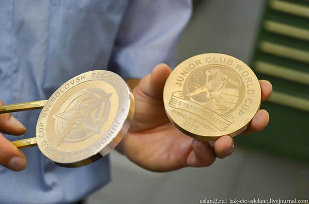 Как делают медали для чемпионов