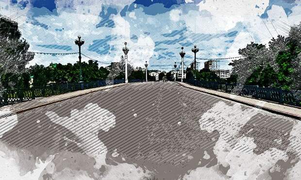 В мэрии Орла рассказали о пешеходном движении на время ремонта подвесного моста