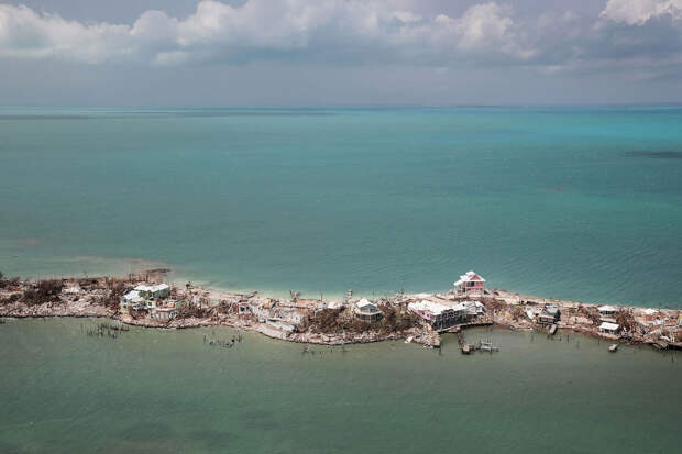 Разрушения на Багамах