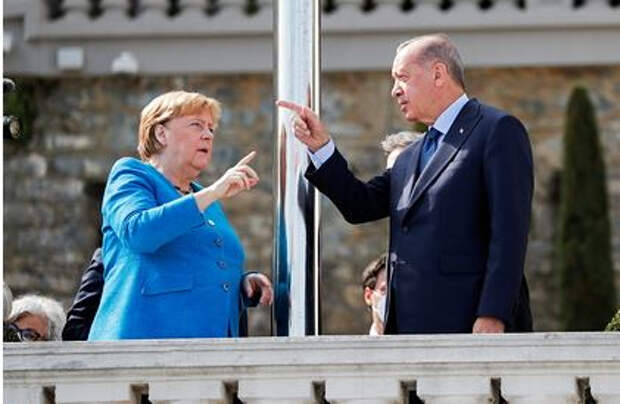 Меркель поспорила с Эрдоганом