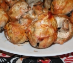Грибной шашлык в сметане