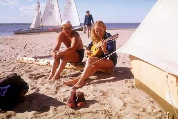 Отдых на реке Лена, 1970-е