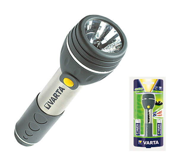 Фонарик, дающие жесткие тени (Varta ACTIVE Day Light 2D)