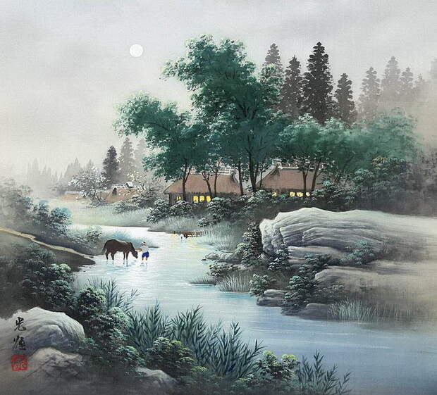 Восточные рисунки Koukei Kojima Восточные рисунки Koukei Kojima