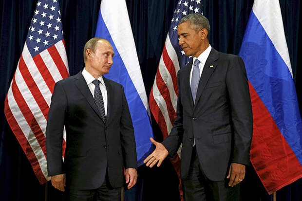 Владимир Путин и Барак Обама