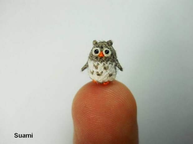 SuAmi: Крошечные вязаные фигурки животных (фото)