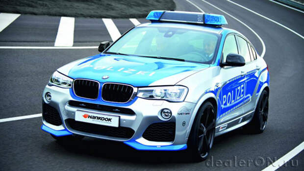 Тюнинг AC Schnitzer BMW X4 полицейский автомобиль