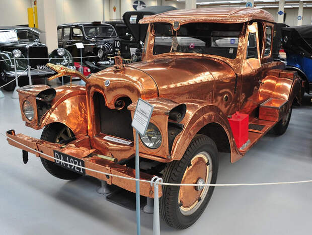 14. Машина братьев Грэм (1920 год), покрытая медью автомобили, очумелые ручки, тюнинг