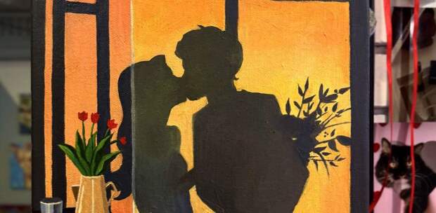 Мастер-класс по живописи акрилом «Тени твоей любви»