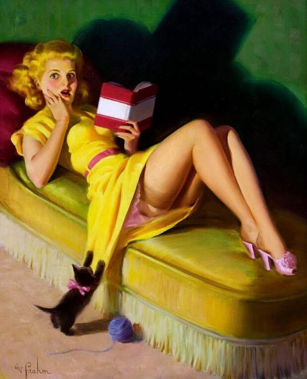 Красотки! Художник-иллюстратор Art Frahm (1907-1981)