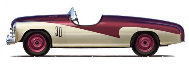 Советские гоночные автомобили начала 1950-х годов авто, газ, концепт, прототип, спортивные автомобили
