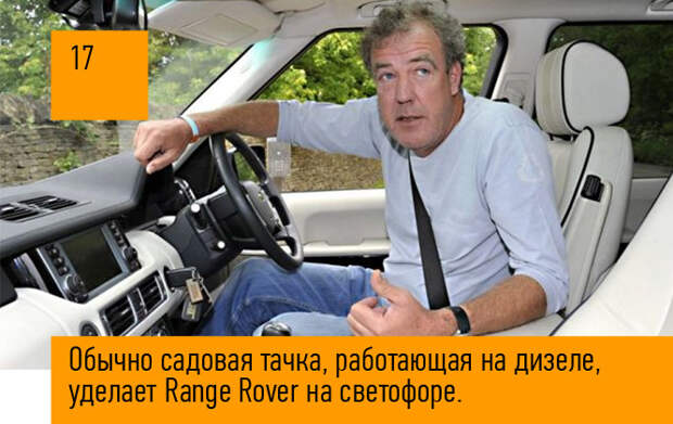 Обычно садовая тачка, работающая на дизеле, уделает Range Rover на светофоре. Обычно садовая тачка, работающая на дизеле, уделает Range Rover на светофоре.