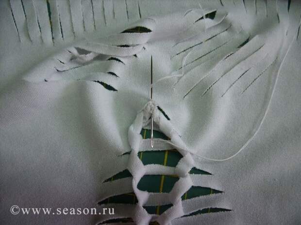 МК по плетению узоров на футболке (Diy) МК по плетению узоров на футболке (Diy)