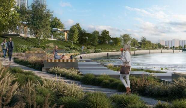 Новая набережная и парк появятся в рамках развития прибрежных территорий столицы