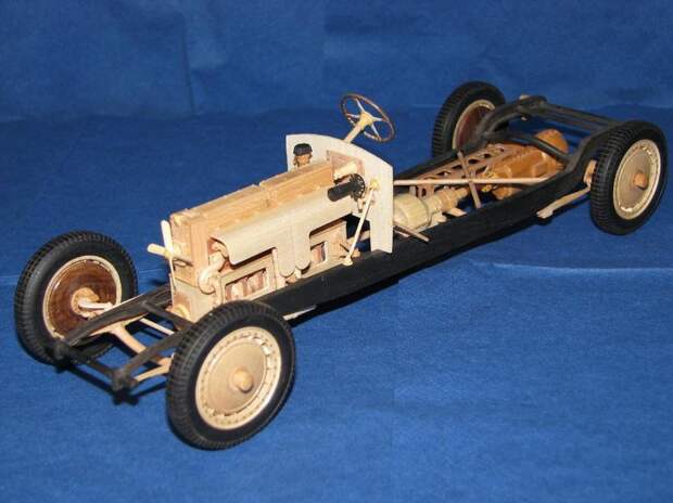 Деревянные модели автомобилей от Алексея Сафонова моделизм, модель, модель из дерева