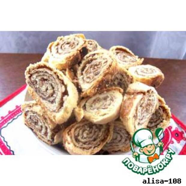 Ореховые рулетики